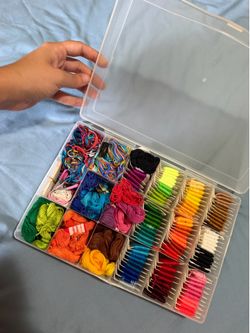 Embroidery floss/ bracelet making kit