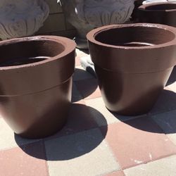 New Flower Pots Made Out Of Cement Perfect Gift 
