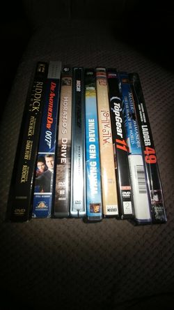 Dvd's all 9 of them for $15.00