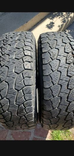 Hankook AT tires 245-75×16 (2tires)