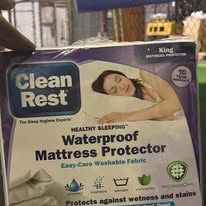 CleanRest Waterproof Mattress Protector - King