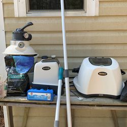 Intex complete salt  water pool system