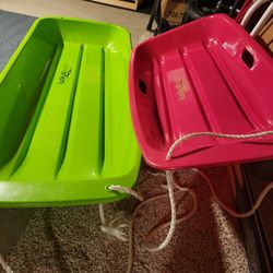 2 Sets Of Sleds 