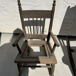 Antique Baby Rocking Chair 