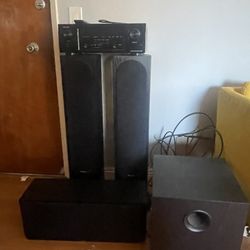 Denon/Pioneer Boston Acoustics Surround Sound System For Today Only Please Make An Offer