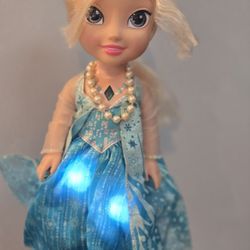 Disney Elsa Singing Doll 13 Inch Like New