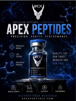 Apex Peptides Premium Research Peptides Vial