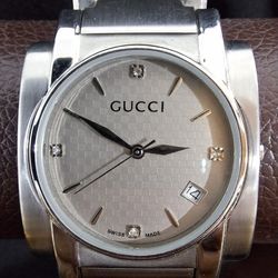 Womens Stainless Steel Gucci Watch