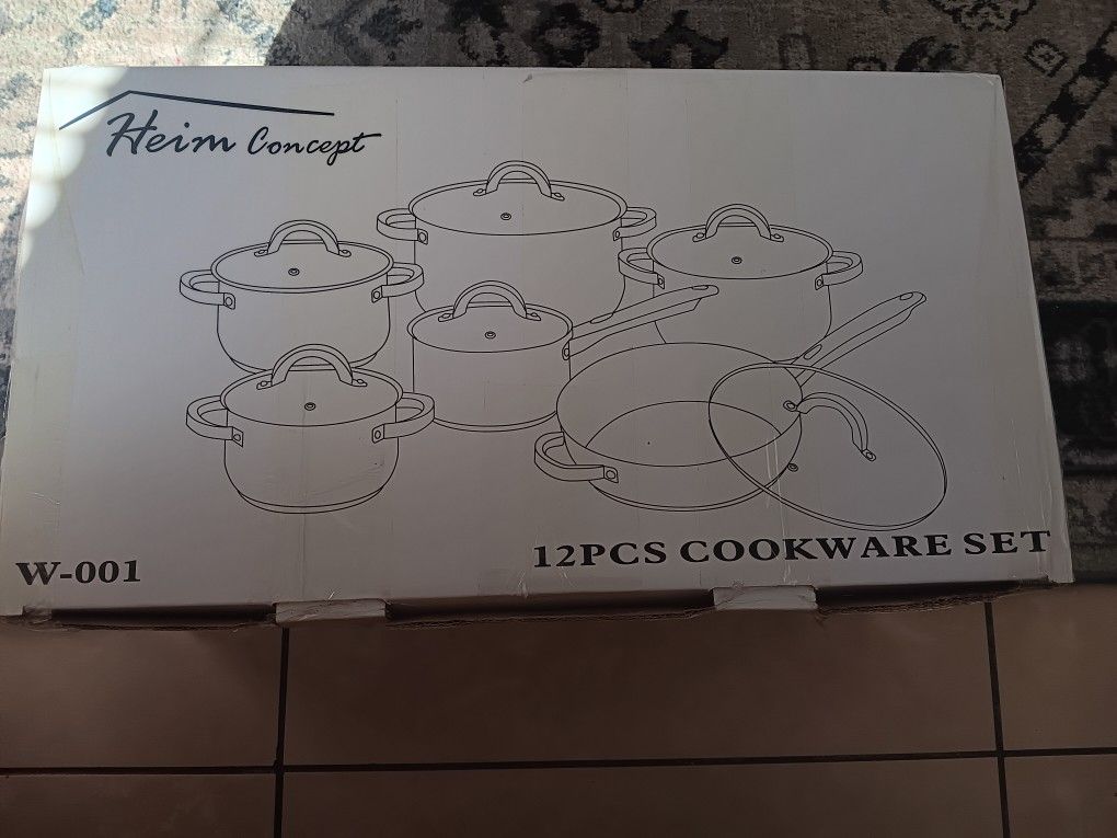 Heim Concept 12 Pc Cookware Set