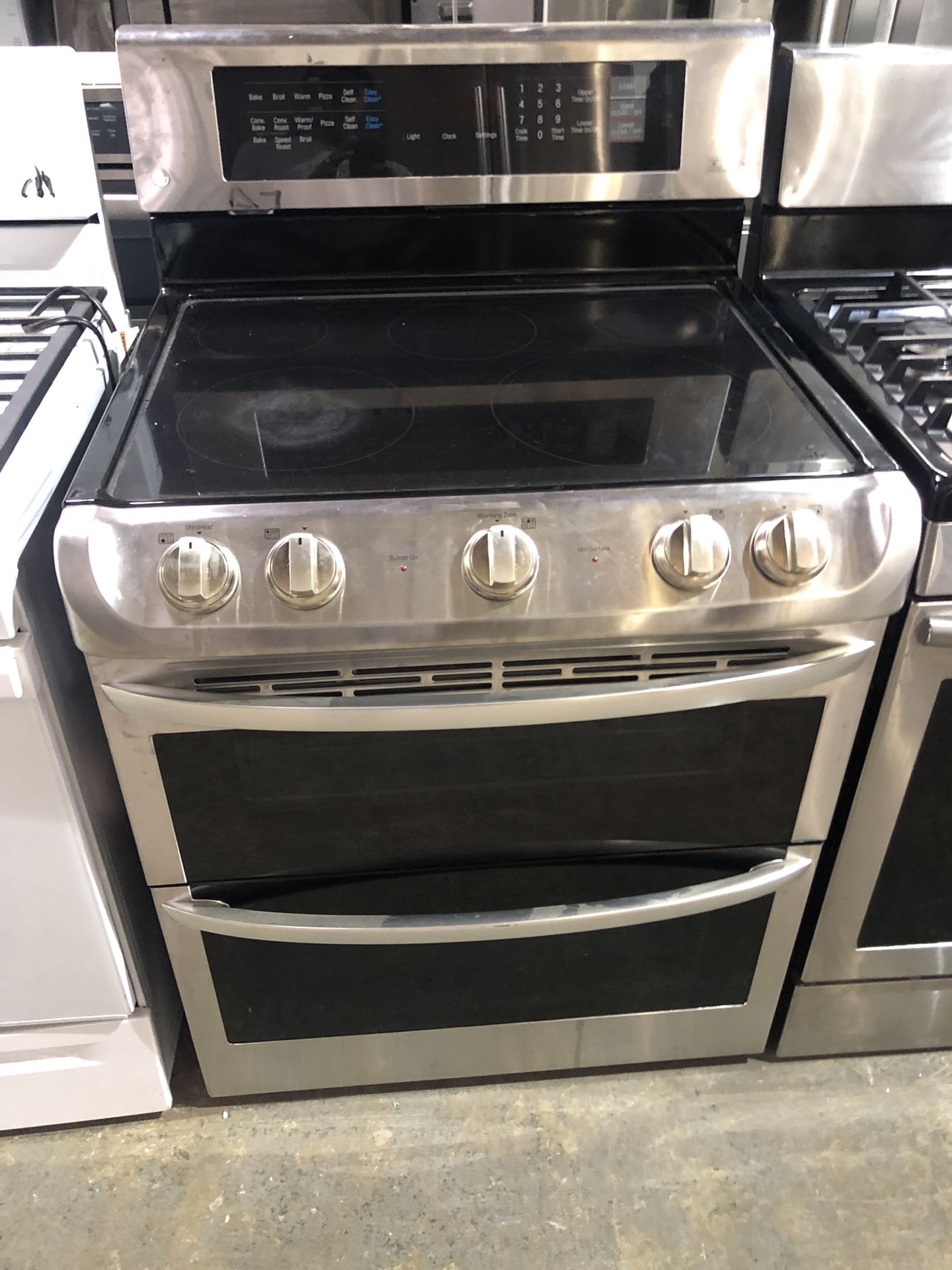 lg electric stove stainless 30 inches