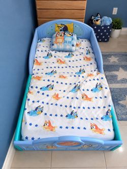 bluey toddler bed
