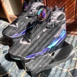 Jordan 8 Retro Aqua’s For Sale Size 8 Men!!🔥📲