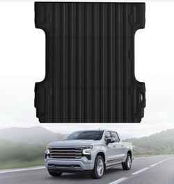 All Weather Bed Mat Liner Chevy Silverado 2007 - 2018 for 5.8FT Sierra 1500