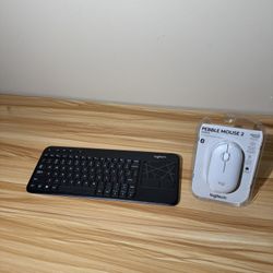 Logitech K400 Plus Keyboard + Logitech Pebble Mouse 2 (New) – Wireless Combo 