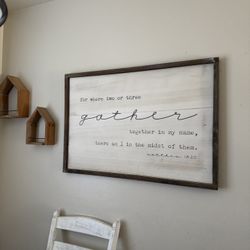 Large Wooden Picture 