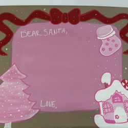 Hand Painted Letters To Santa 
