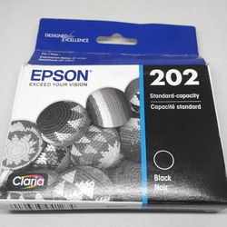 Epson 202 Standard-capacity Black Claria Ink Cartridge. 