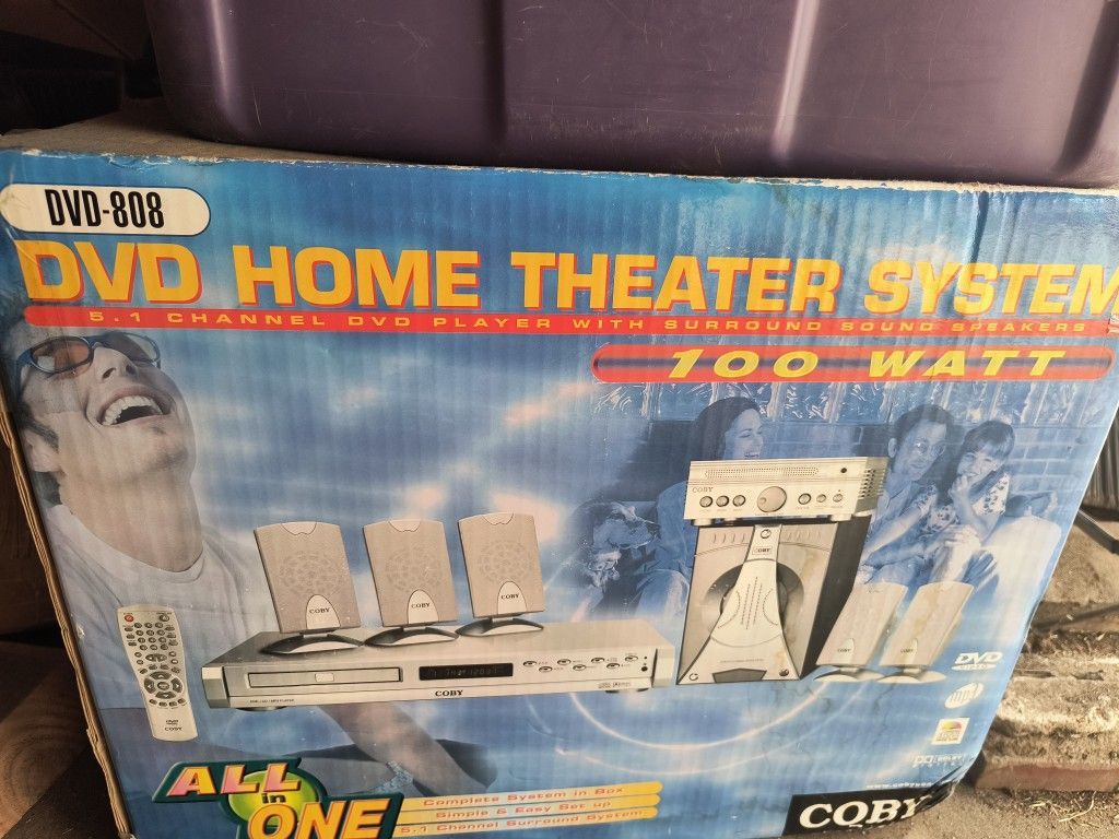 New-  Coby DVD Home Theater System 