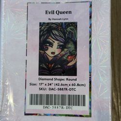 Diamond Art Club DAC Evil Queen By Hannah Lynn Diamond Painting NEW RETIRED