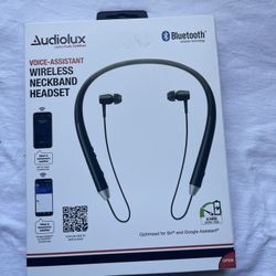 Odash VA-NBH-6-1152 Voice Assistant Wireless Neckband Headset, Black
