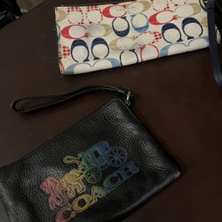 2 Coach Wristlets