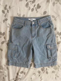 Refrain Blue Jorts