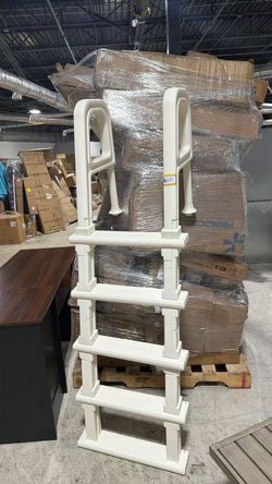 ❤️‍🔥 Pool Ladder, 5 Step Pool Ladder with Double Handrails Stairs and Non-Slip Steps,