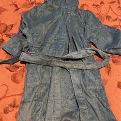 Blue Kids Robe Size 6 Brand New