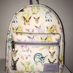 NWT Eeveelutions Loungefly Backpack 