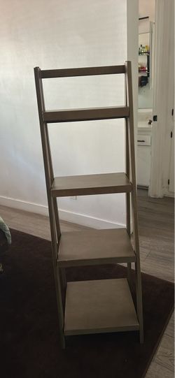 Mid Century Modern  Style Ladder Bookshelf