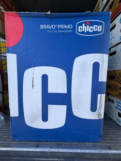 Chicco Bravo Primo 3-in-1 Trio Travel System, Bravo Primo Quick-Fold Stroller