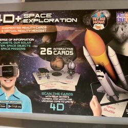 Utopia 360 V2-0317 VR/AR Headset w/26 Space Exploration Cards