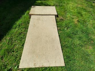 Wood wheelchair ramp and landing