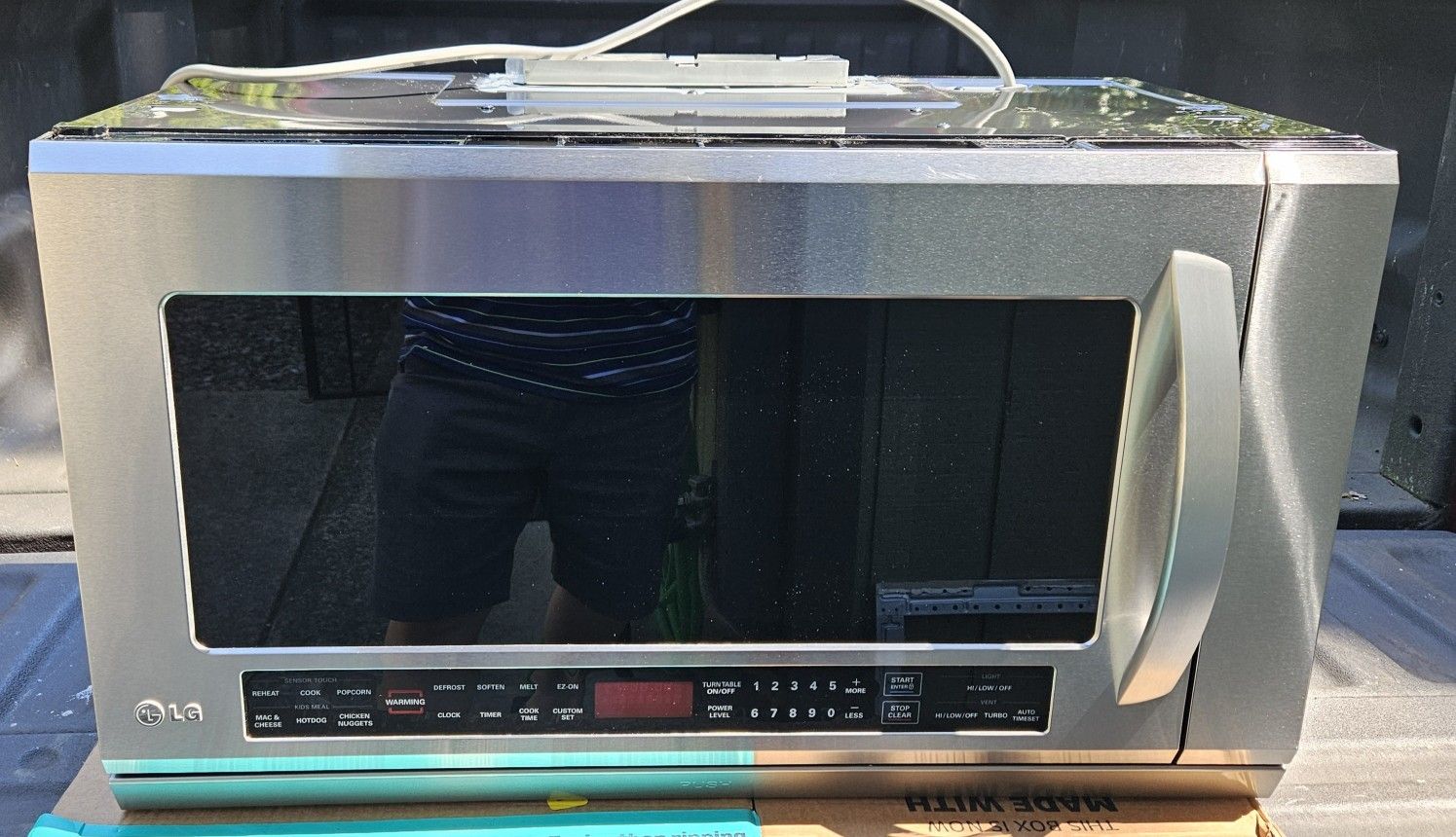 LG OVER RANGE MICROWAVE 2.0 CU. IN.