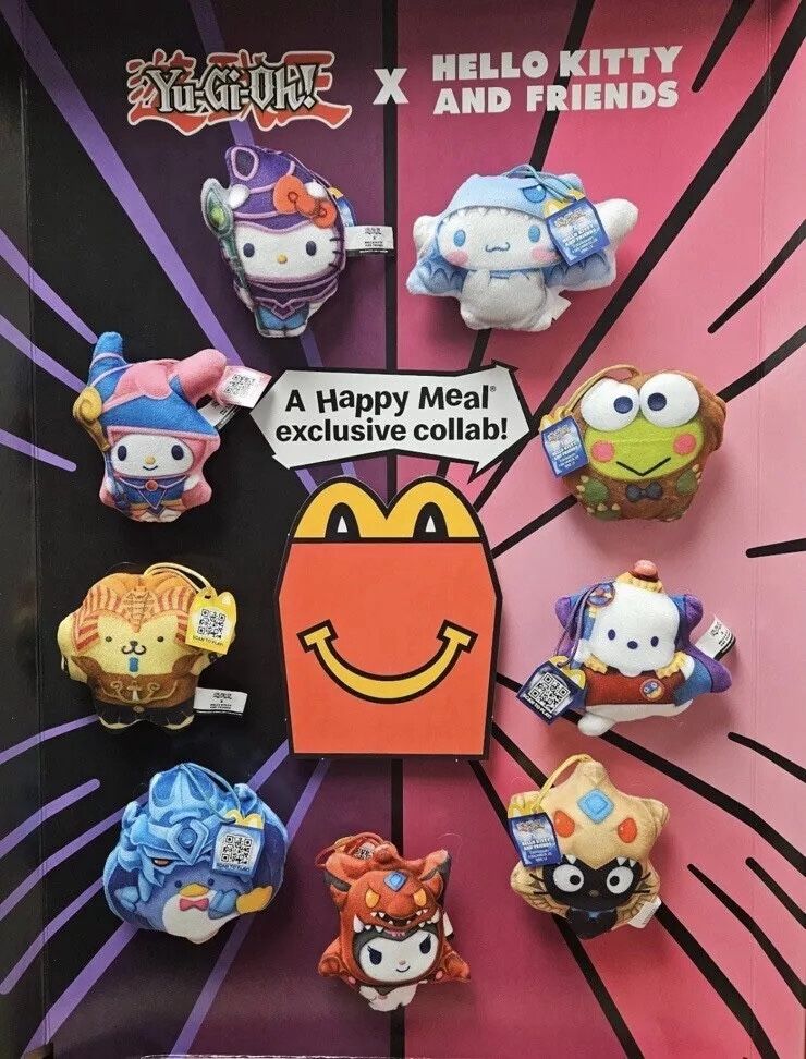 Yu Gi Oh! x Hello Kitty and friends - Mcdonalds Plush Collection