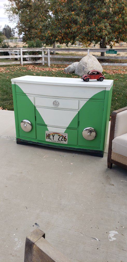 VW Bus Vintage Dresser  