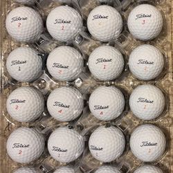2 Dozen Like New Titleist Golf Balls As Pictured 