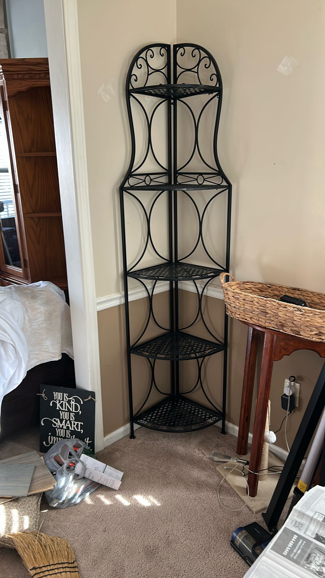 Iron Corner Shelf