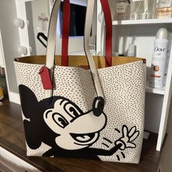 Disney X Keith Herring X Coach Tote 