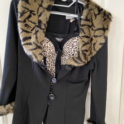 Jacket Faux And Corset