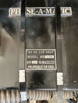 Rotary phase converter