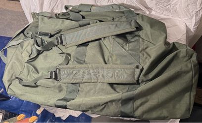 Large Olive Green Military Duffel Bag
