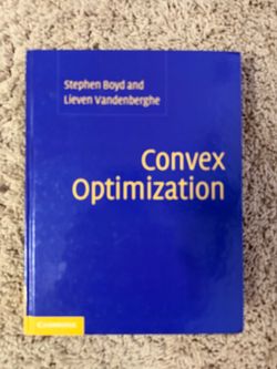 Convex Optimization by Boyd & Vandenberghe