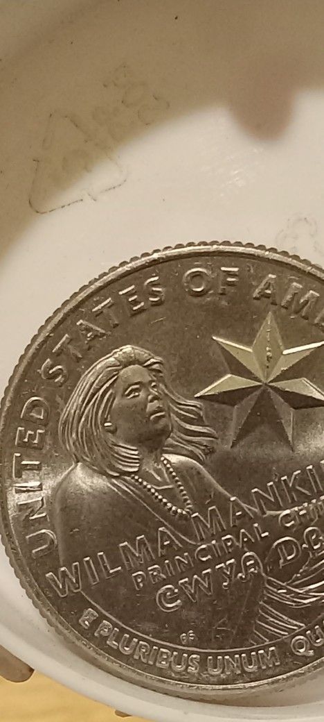 2022 P Wilma Mankiller Quarter DIE Chips
