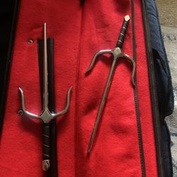 Sai, Martial Arts, Practice. W/case 