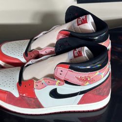 Nike Air Jordan 1 High OG SpiderMan Across the SpiderVerse Size 7y