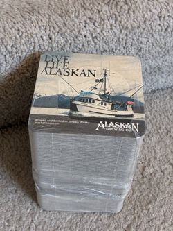 125 beer coasters sealed Alaskan BC Live life Alaskan