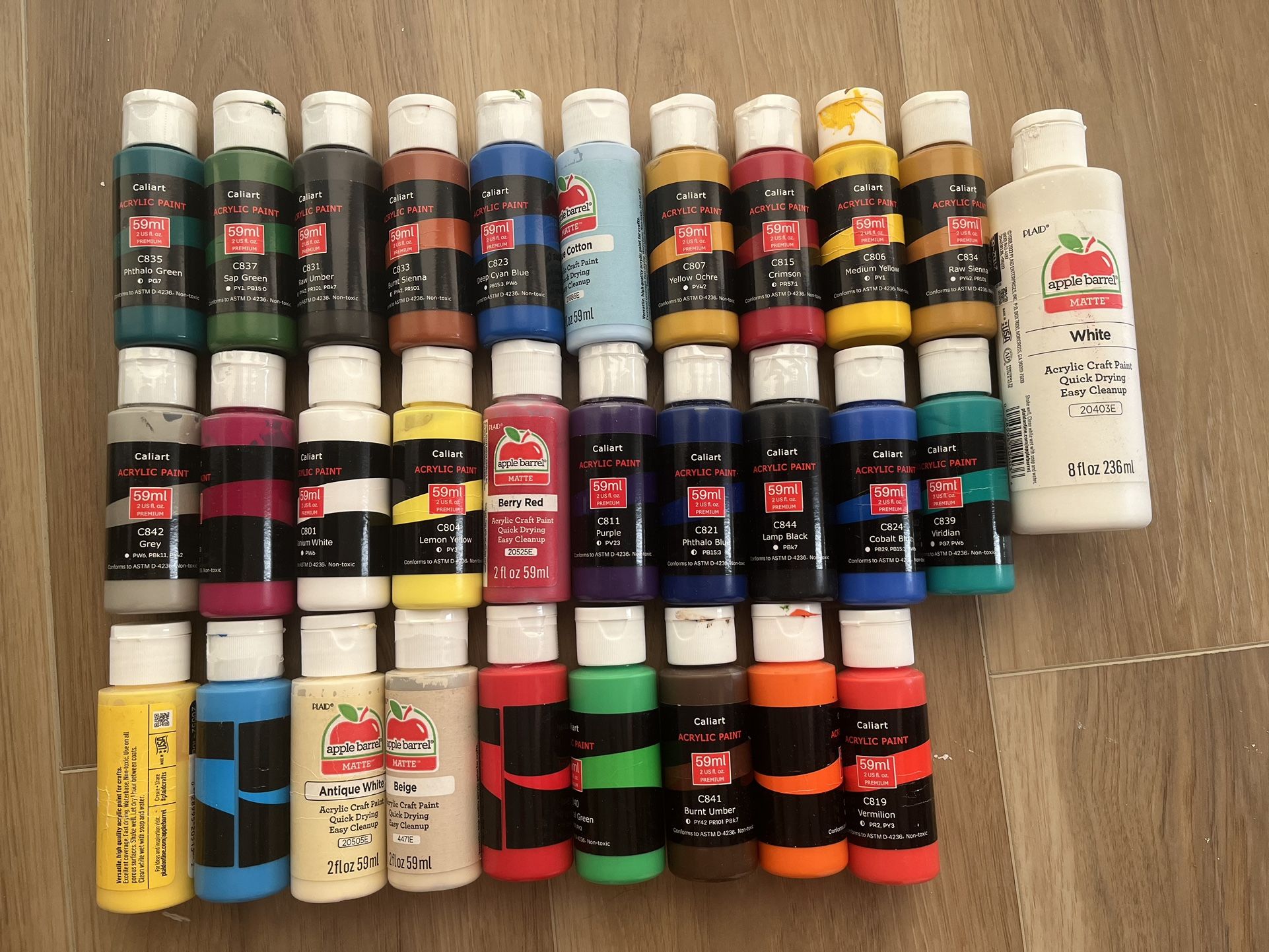 Acrylic Paint 30 Colors