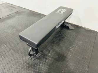 Rugged Flat Weight Bench - Workout - Gym Equipment - Fitness