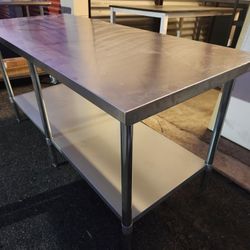 6' Stainless Steel Table GSW